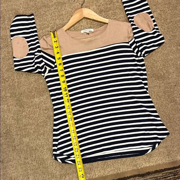 Monteau Striped Blouse - Picture 7 of 7